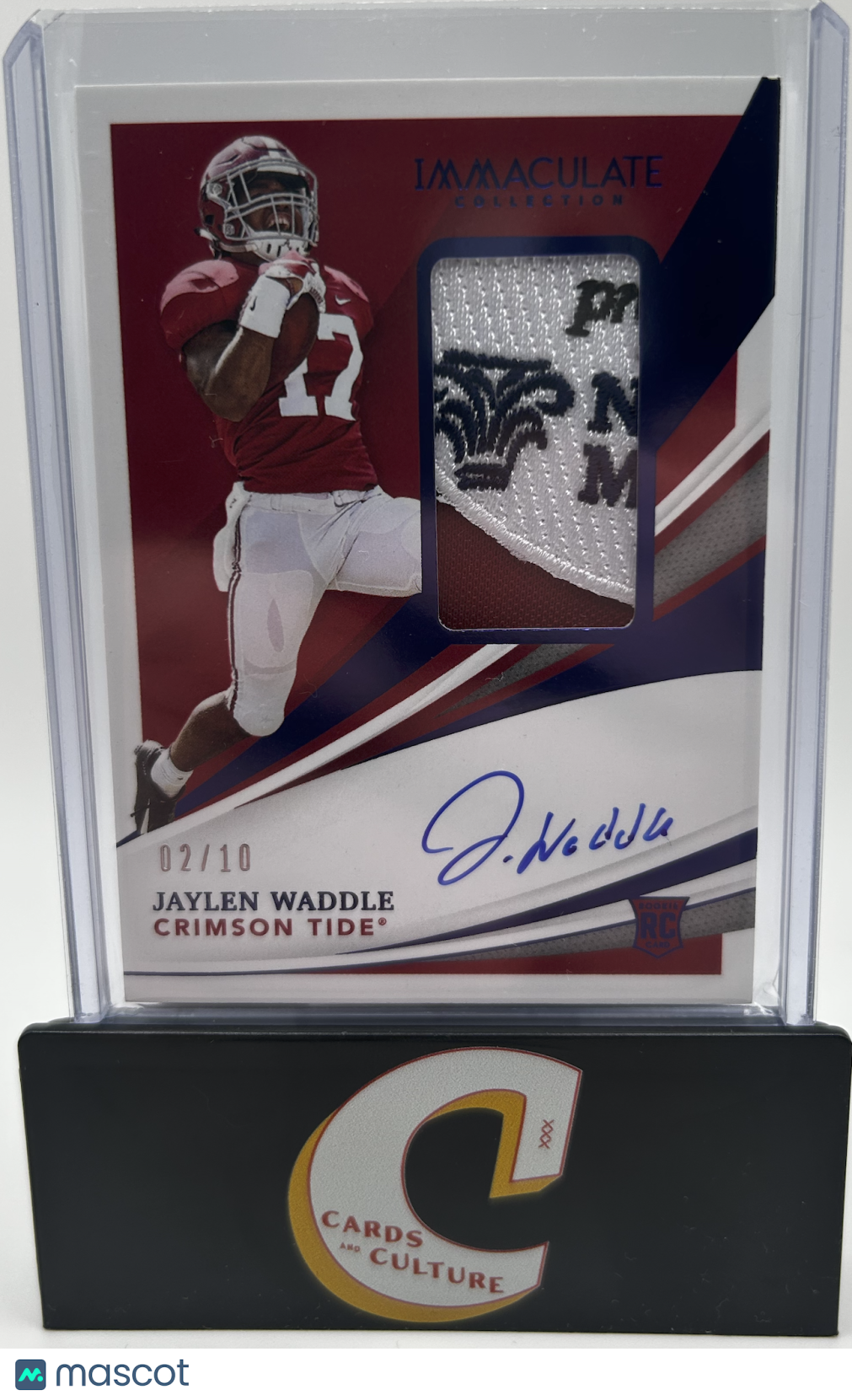 2021 Panini Immaculate Collection Collegiate Jaylen Waddle RPA /10