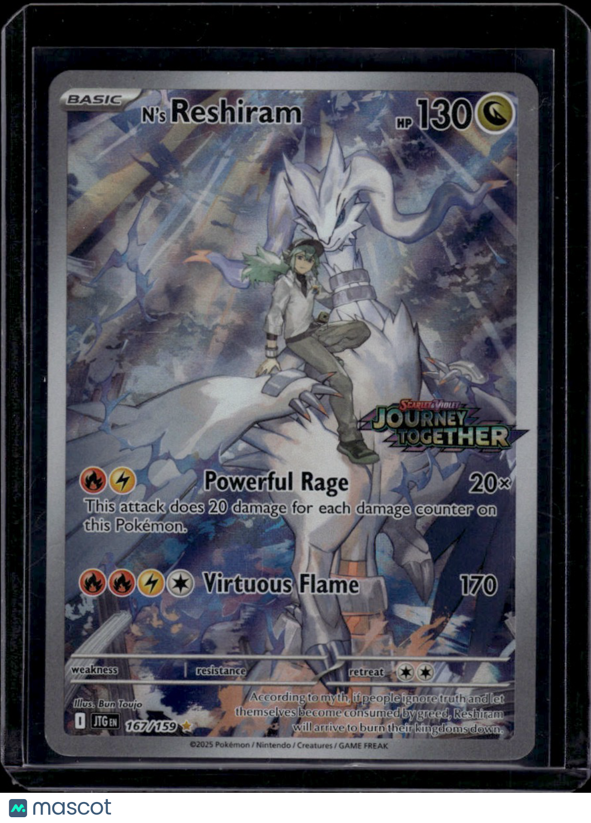 2025 Pokemon Scarlet & Violet Journey Together N'S Reshiram