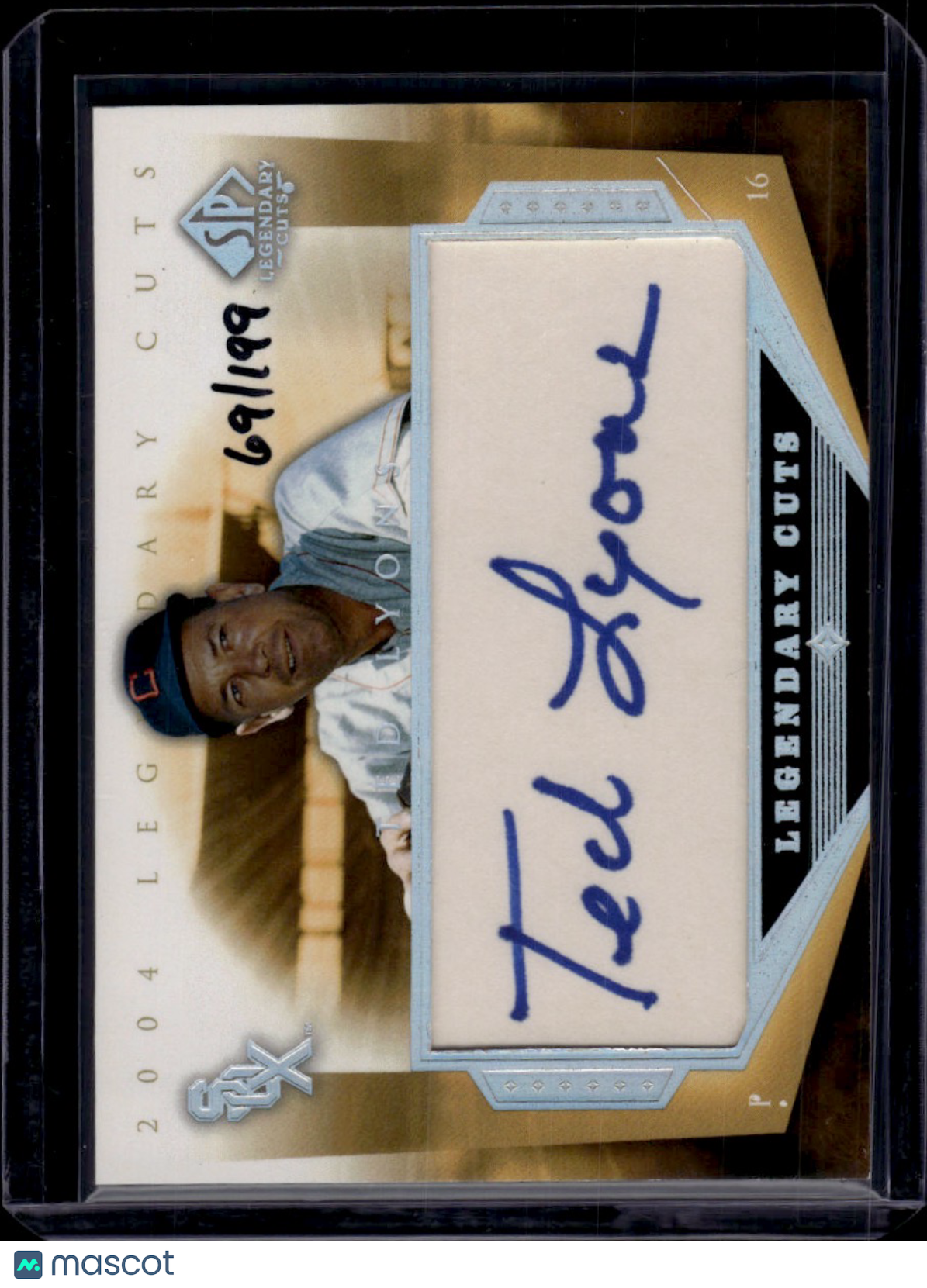 2004 Upper Deck SP Legendary Cuts Ted Lyons 69/199 Cut Signature