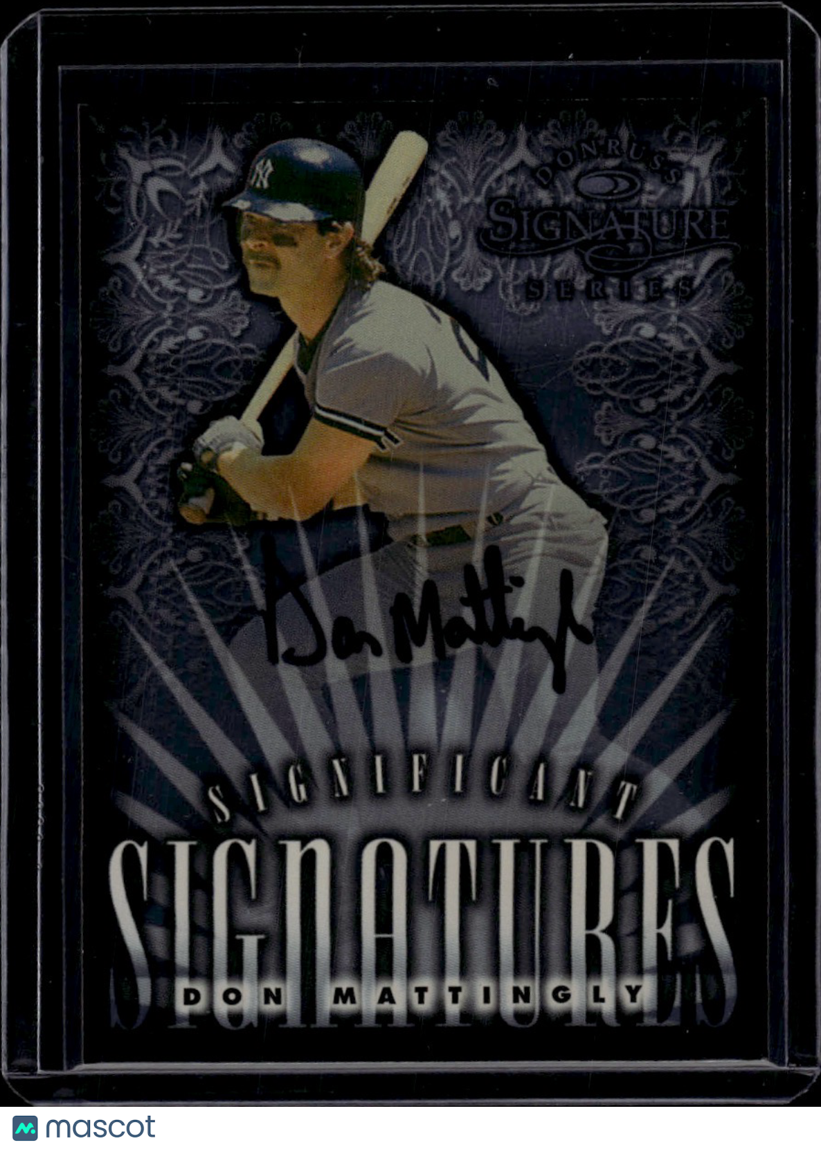 1998 Donruss Signature Series Significant Signatures Don Mattingly 1502/2000