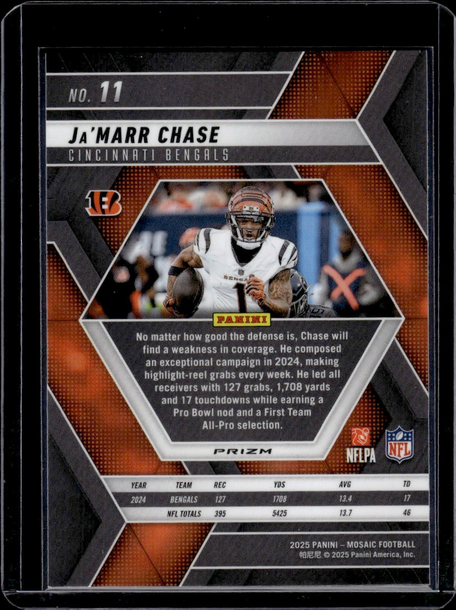 2025 Panini Mosaic Ja'Marr Chase Genesis SSP