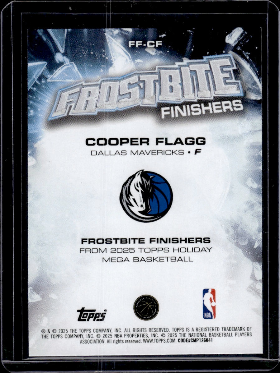 2025 Topps Holiday Mega Basketball Frostbite Finishers Cooper Flagg RC