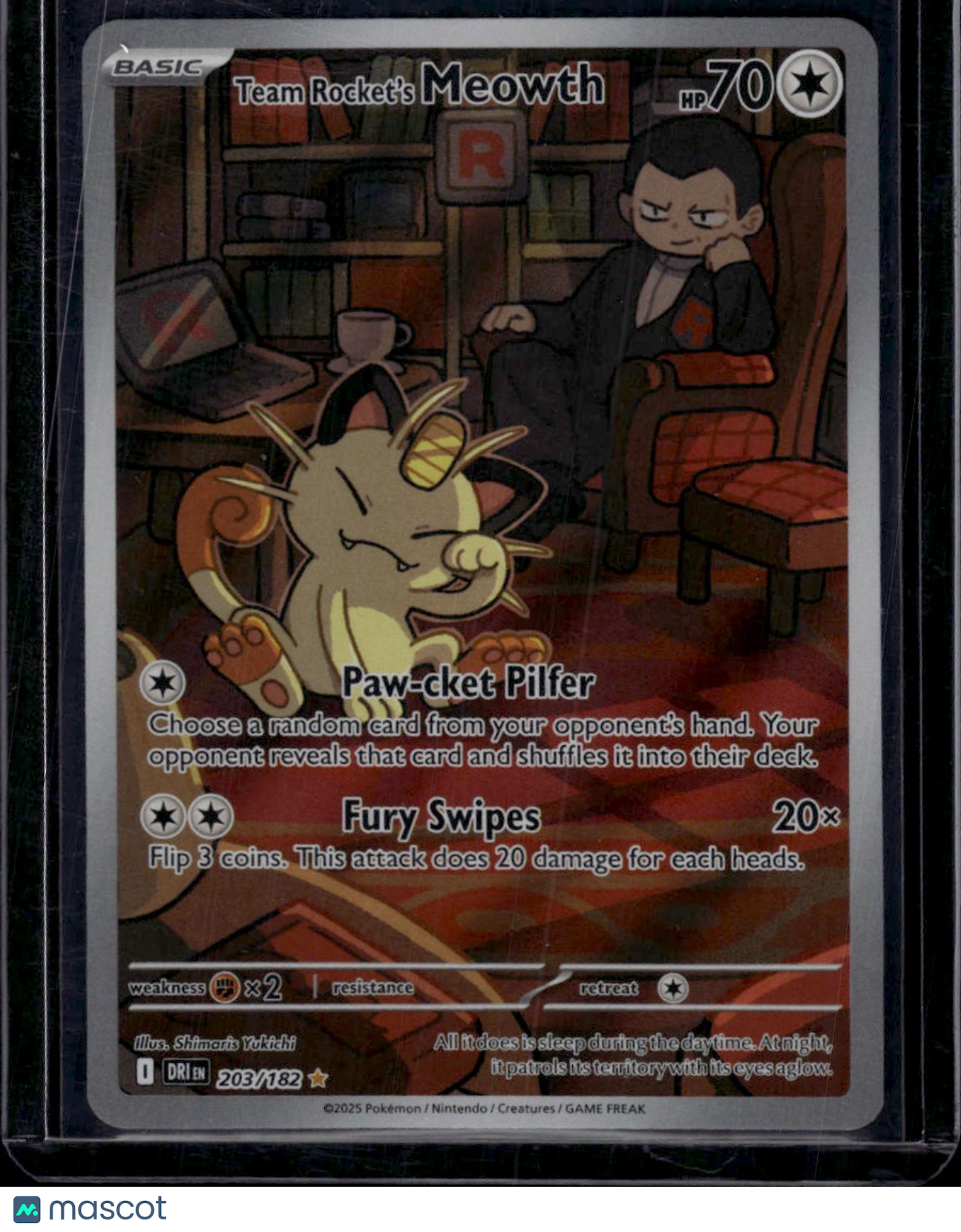Pokemon 2025 Destined Rivals Pokemon Team Rocket's Meowth