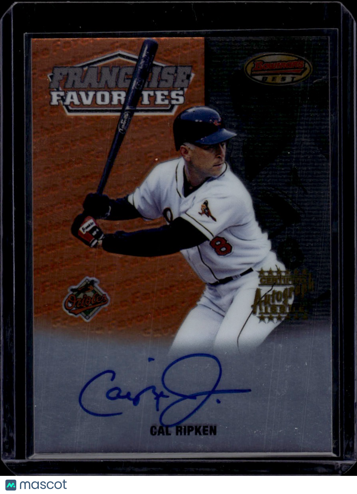 2000 Bowman's Best Franchise Favorites Cal Ripken Auto