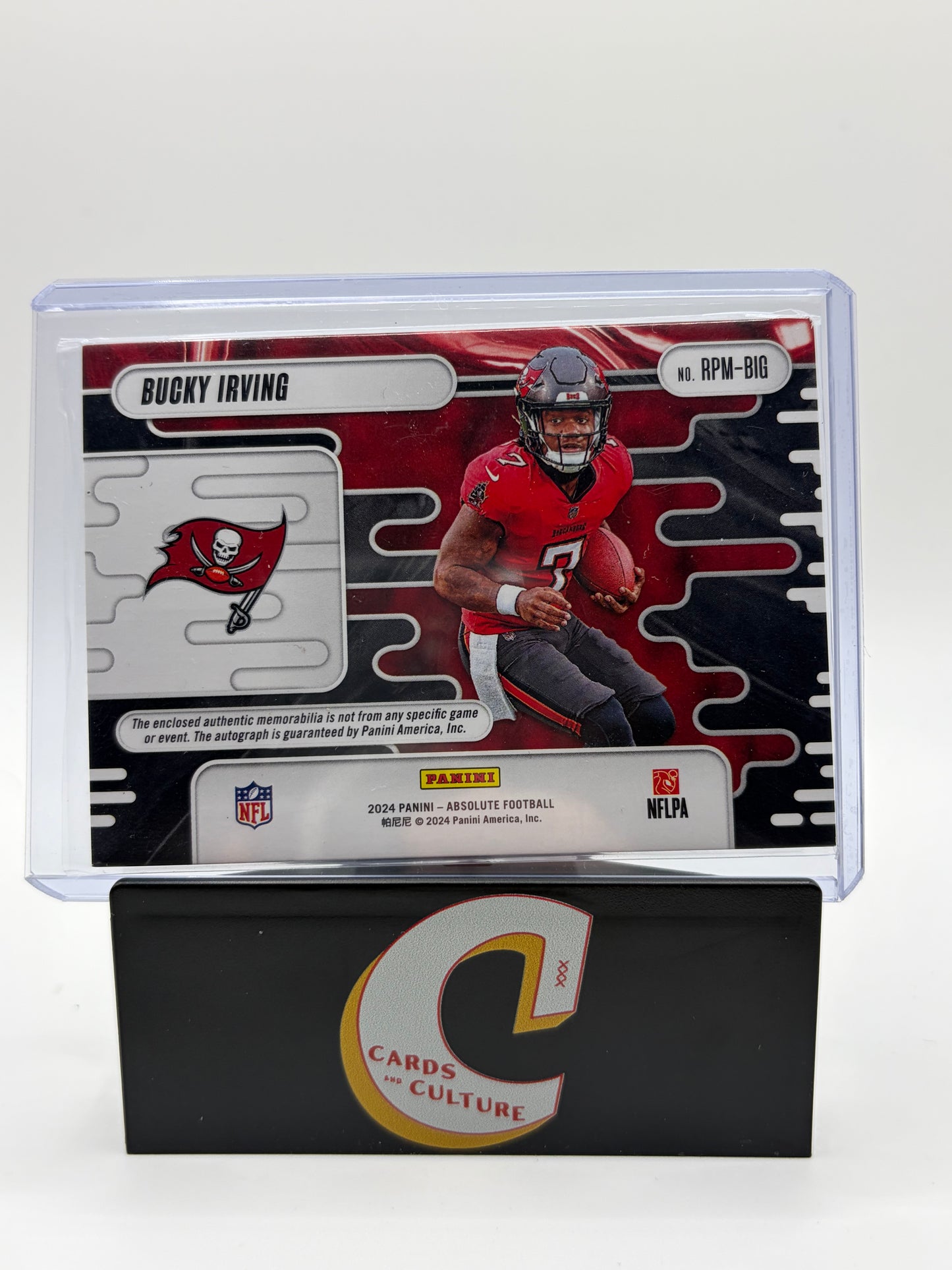 2024 Panini Absolute Football Bucky Irving Triple Relic RPA /399