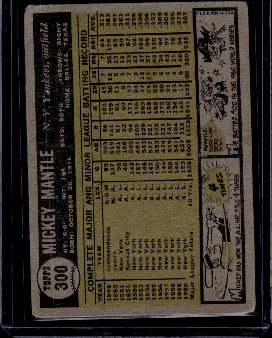 1961 Topps Mickey Mantle