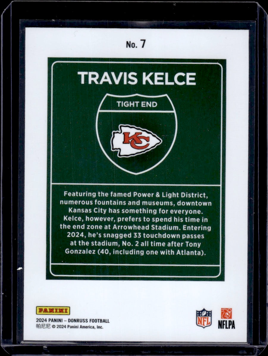2024 Donruss Downtown Panini Travis Kelce