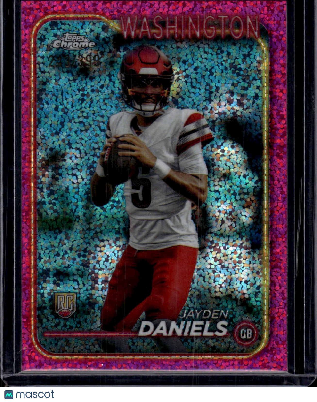 2024 Topps Chrome Jayden Daniels Pink Speckle /399 RC
