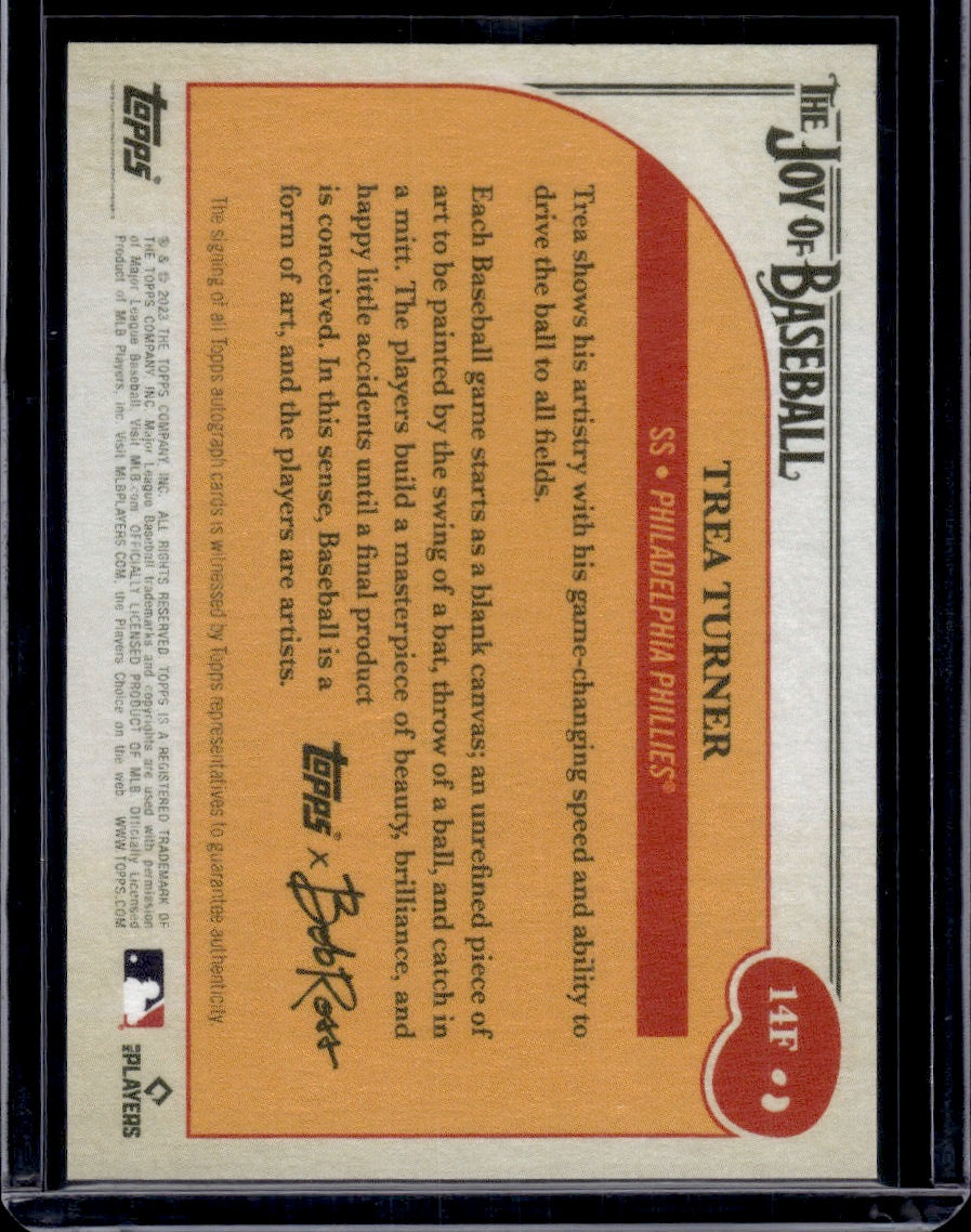 2023 Topps The Joy of Baseball Trea Turner Auto /10