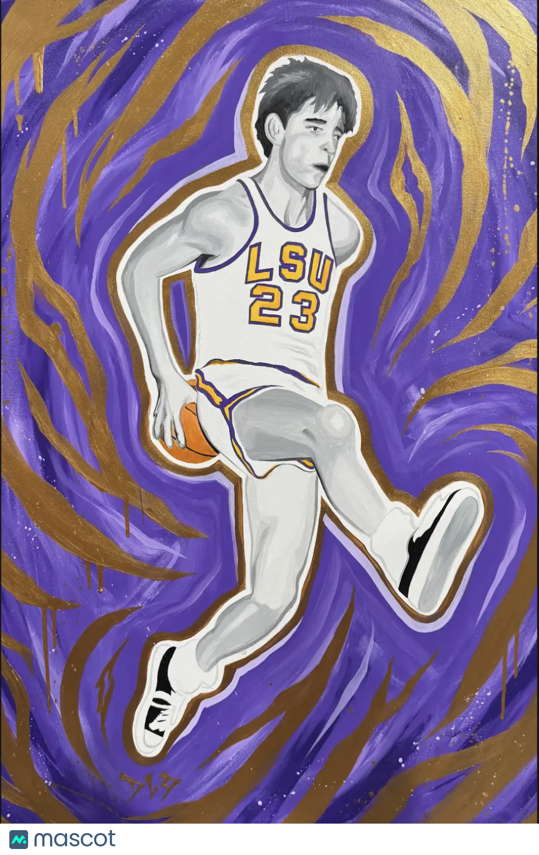 DLo Pistol Pete Original Painting 30x40