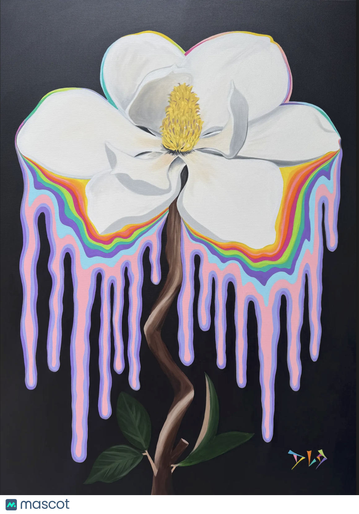 DLo Magnolia Original Painting 36x48