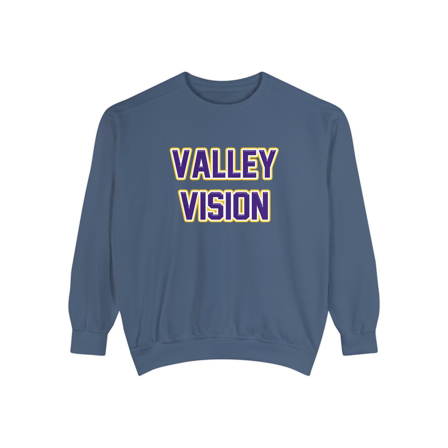 Valley Vision Unisex Garment-Dyed Sweatshirt