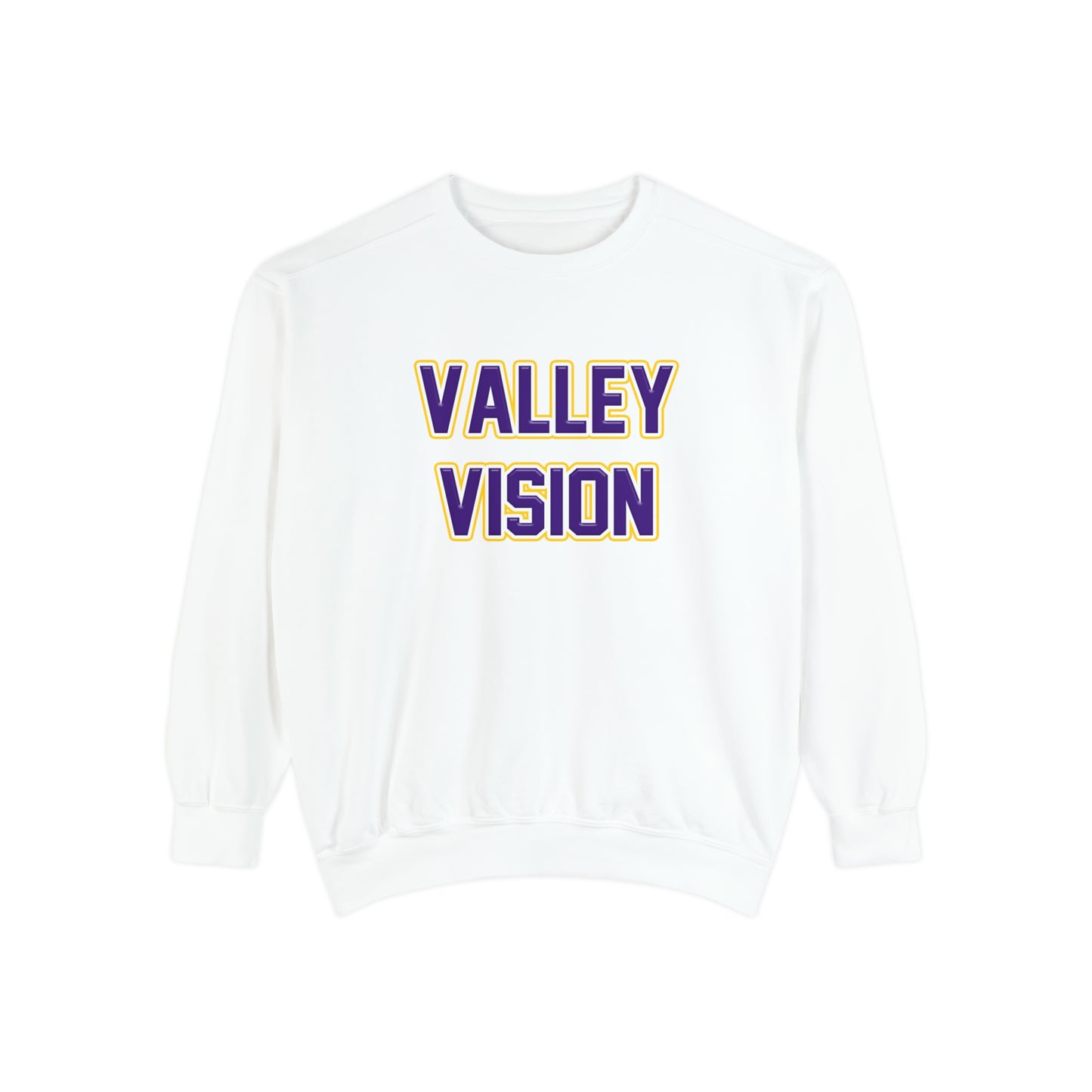 Valley Vision Unisex Garment-Dyed Sweatshirt