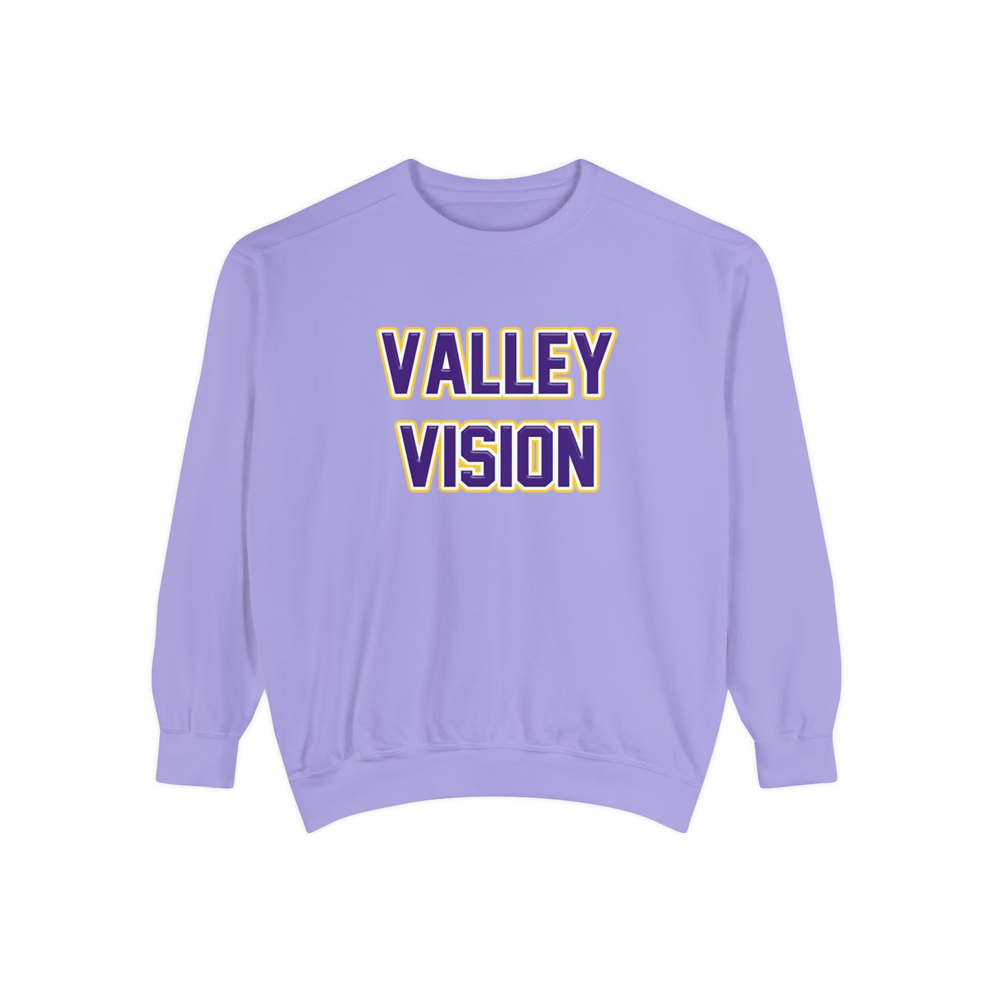 Valley Vision Unisex Garment-Dyed Sweatshirt