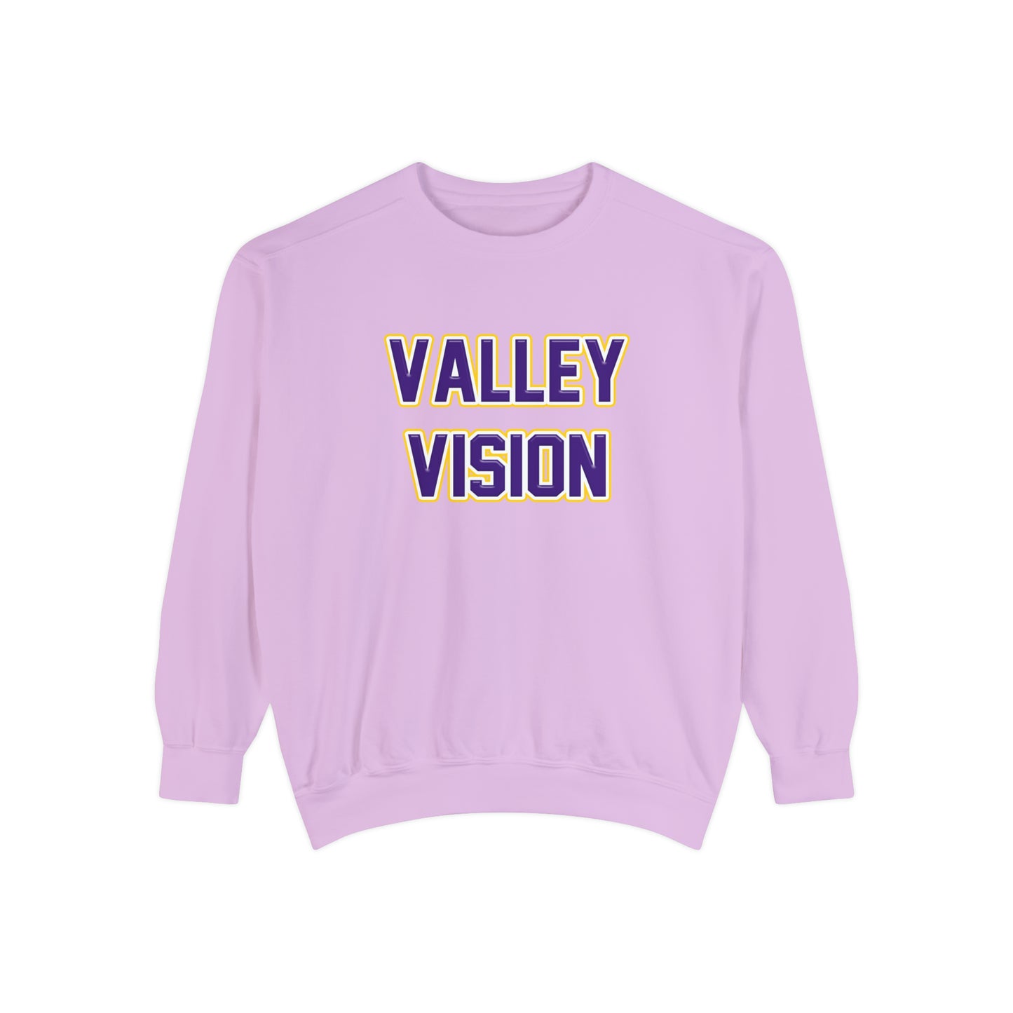 Valley Vision Unisex Garment-Dyed Sweatshirt