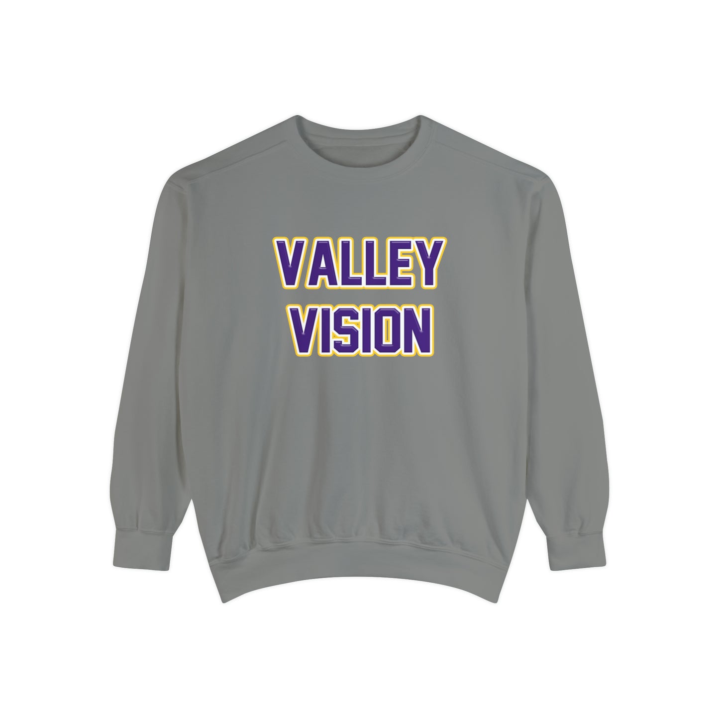 Valley Vision Unisex Garment-Dyed Sweatshirt