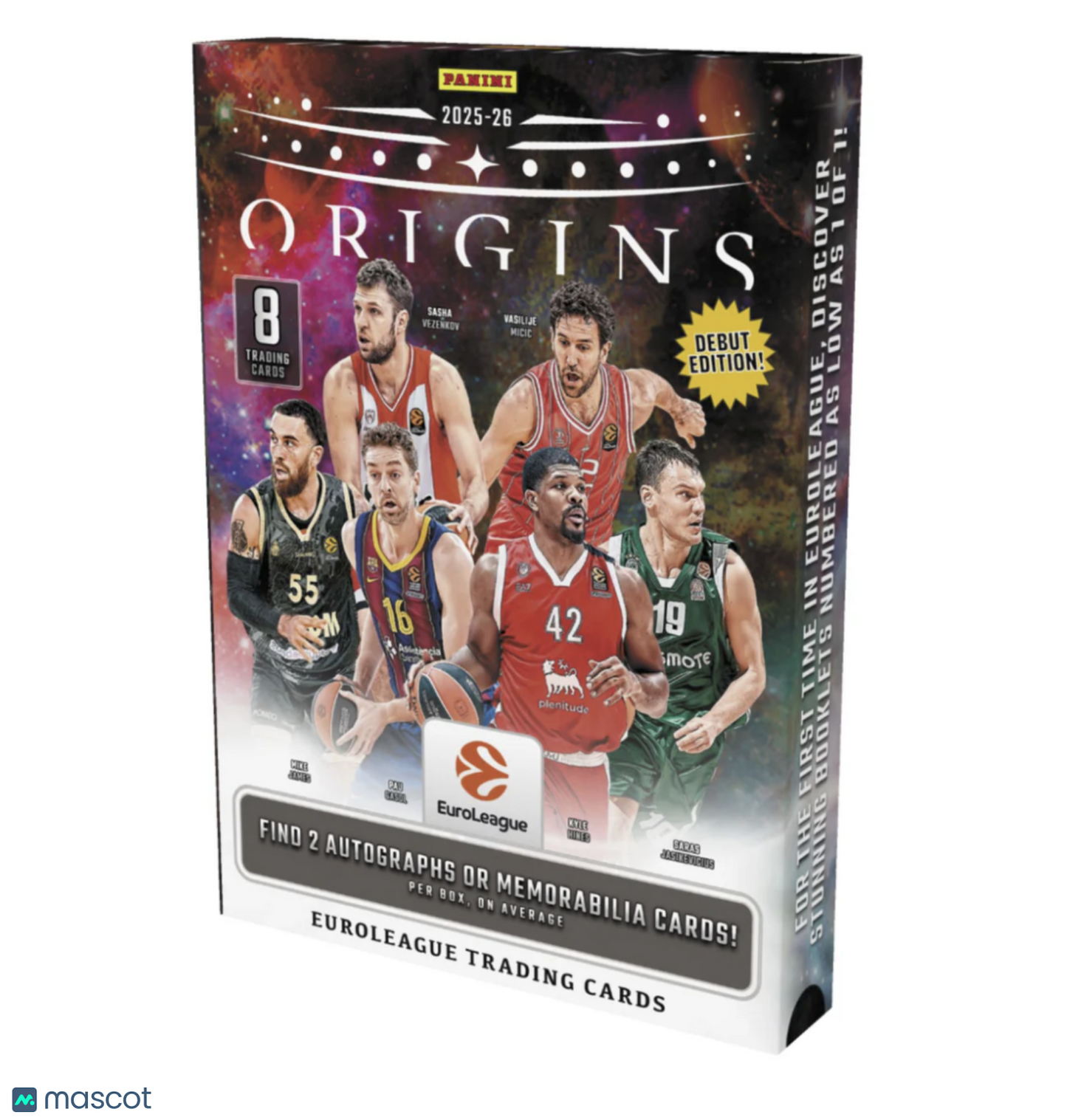 2025-26 Panini Origins Euroleague Basketball Hobby Box