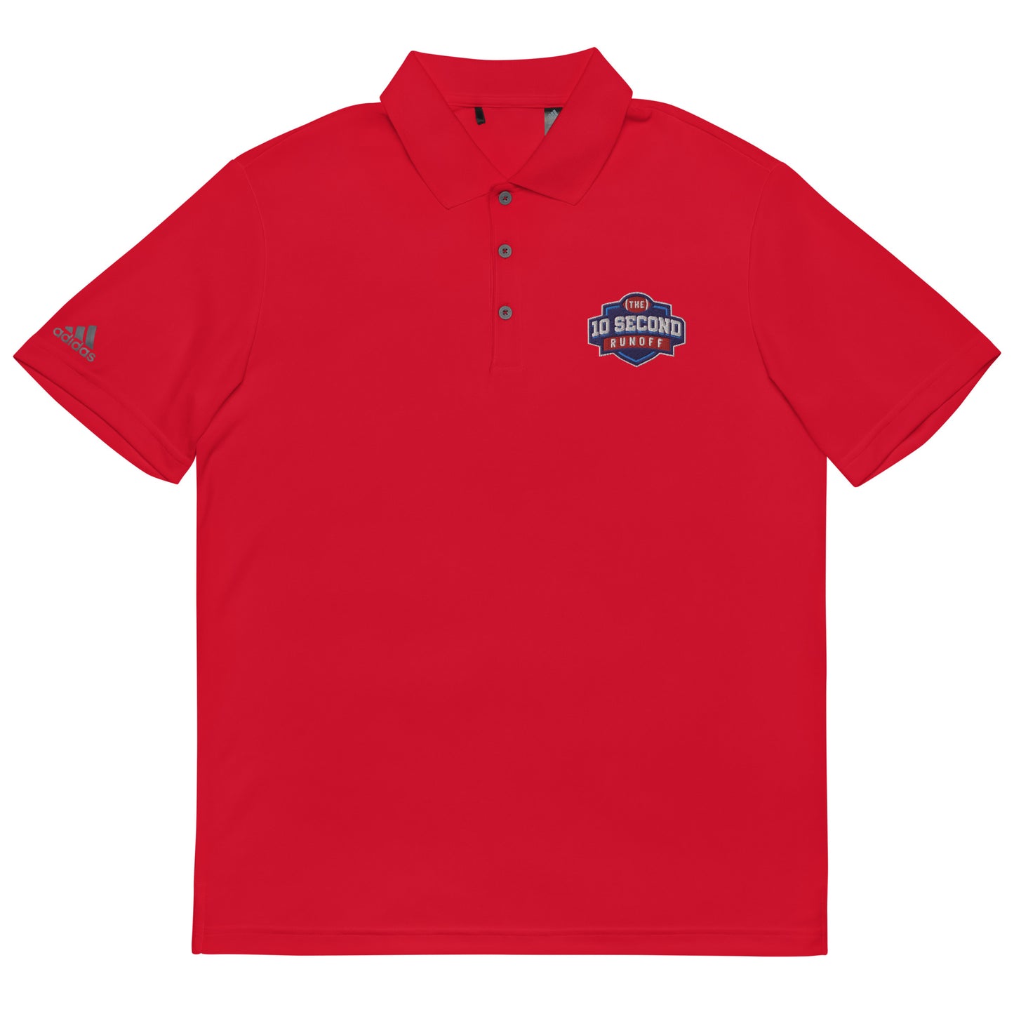 Ten Second Runoff adidas performance polo shirt