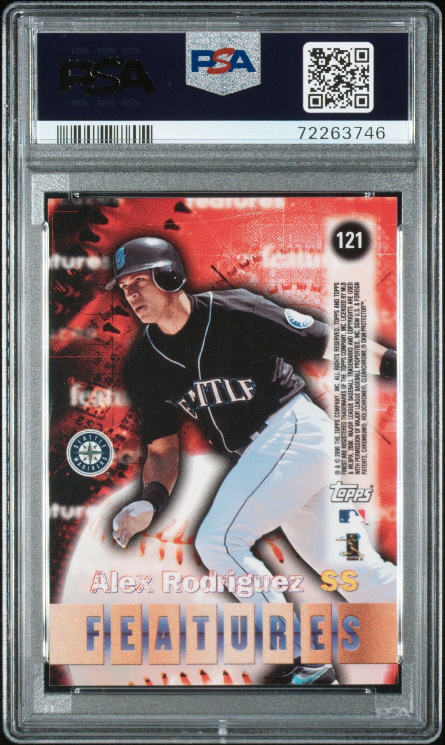 2000 Finest Griffey JR. Rodriguez PSA 9