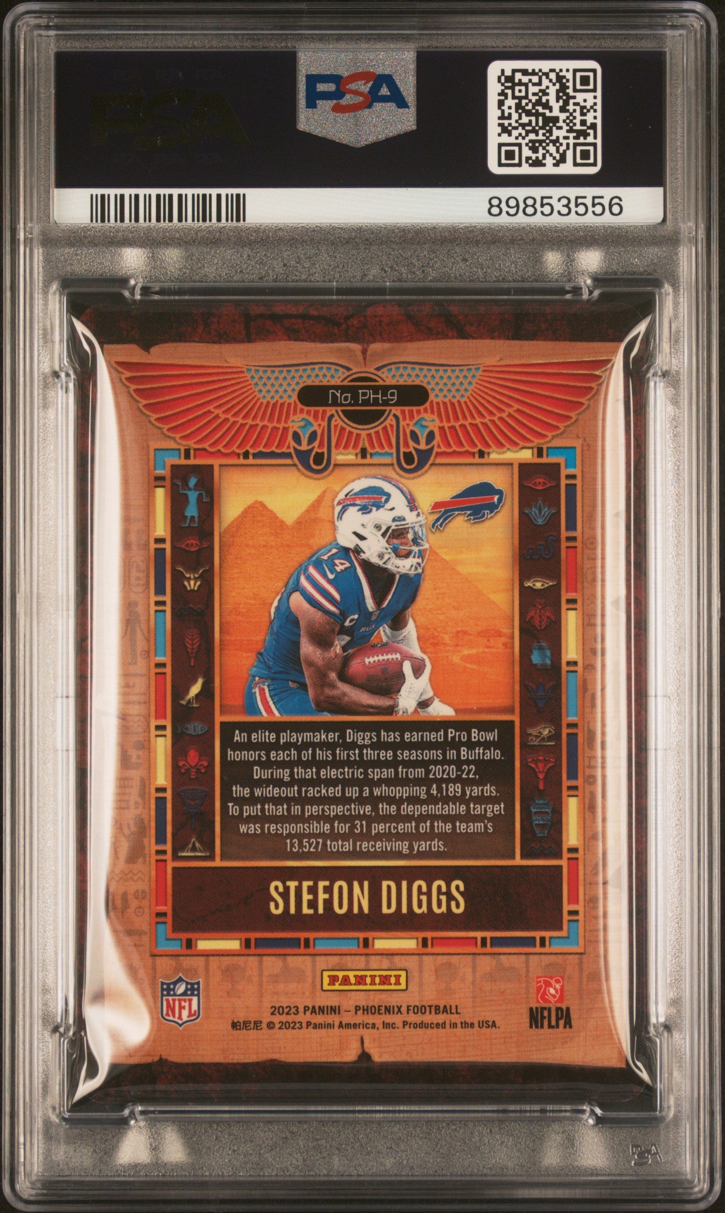 2023 Panini Phoenix Phoenician Stefon Diggs #PH9 PSA 10