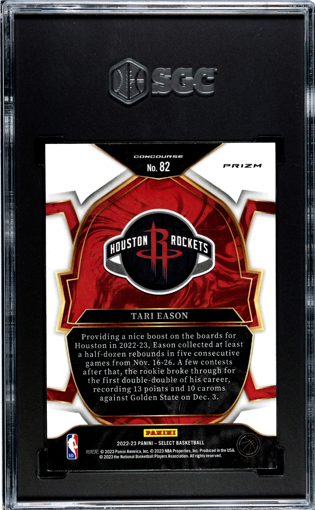 2022 Panini Select Tari Eason Silver Prizm SGC 9