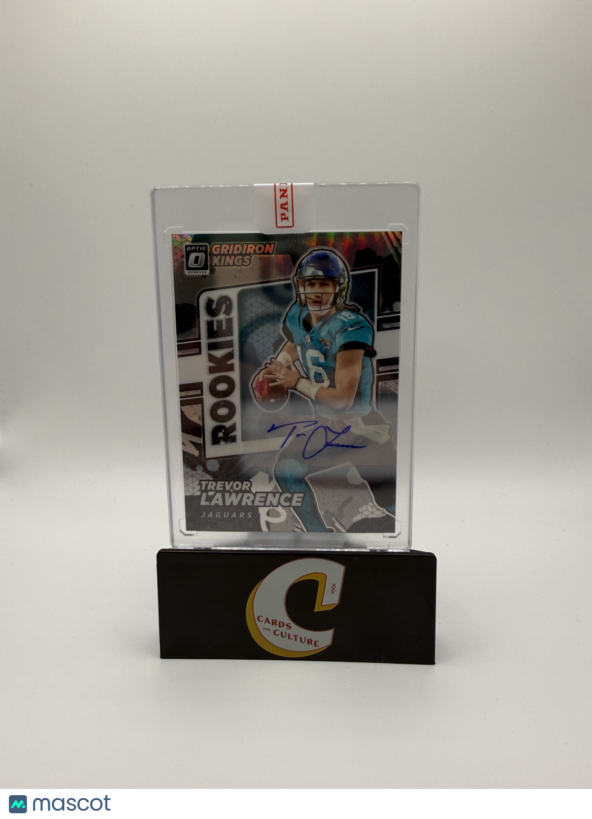 2021 Panini Donruss Optic Gridiron Kings Trevor Lawrence /99 Rookie Auto