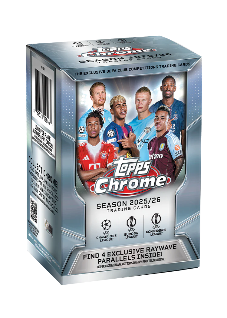 2025-26 Topps Chrome UEFA Soccer Blaster Box