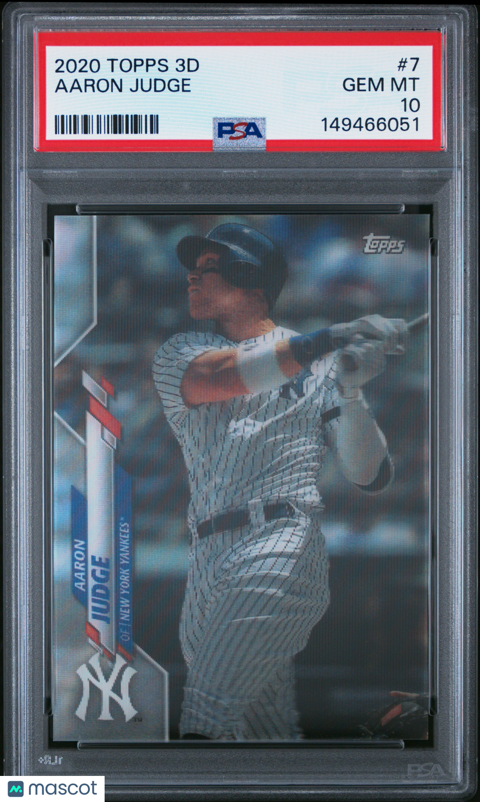 2020 Topps On Demand 3D Aaron Judge PSA 10