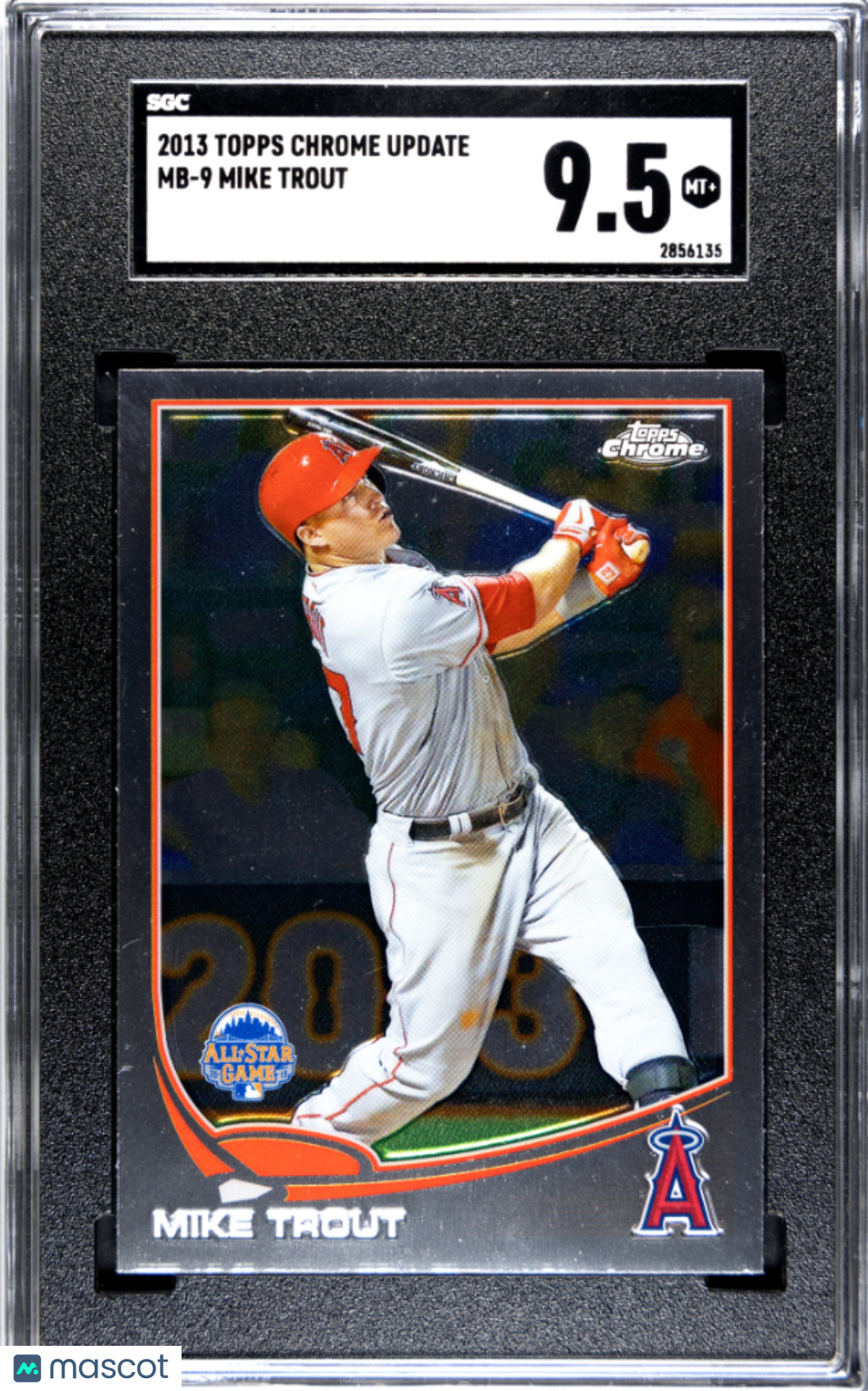 2013 Topps Chrome Update Mike Trout SGC 9.5