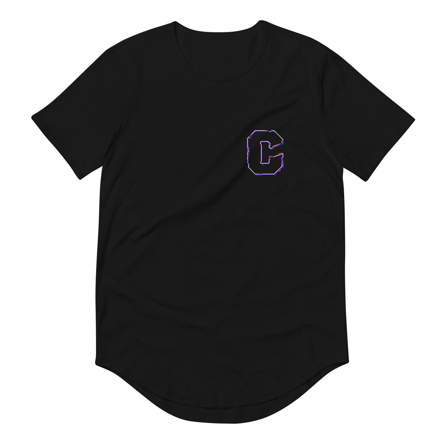 Glitched Culture Men's Curved Hem T-Shirt