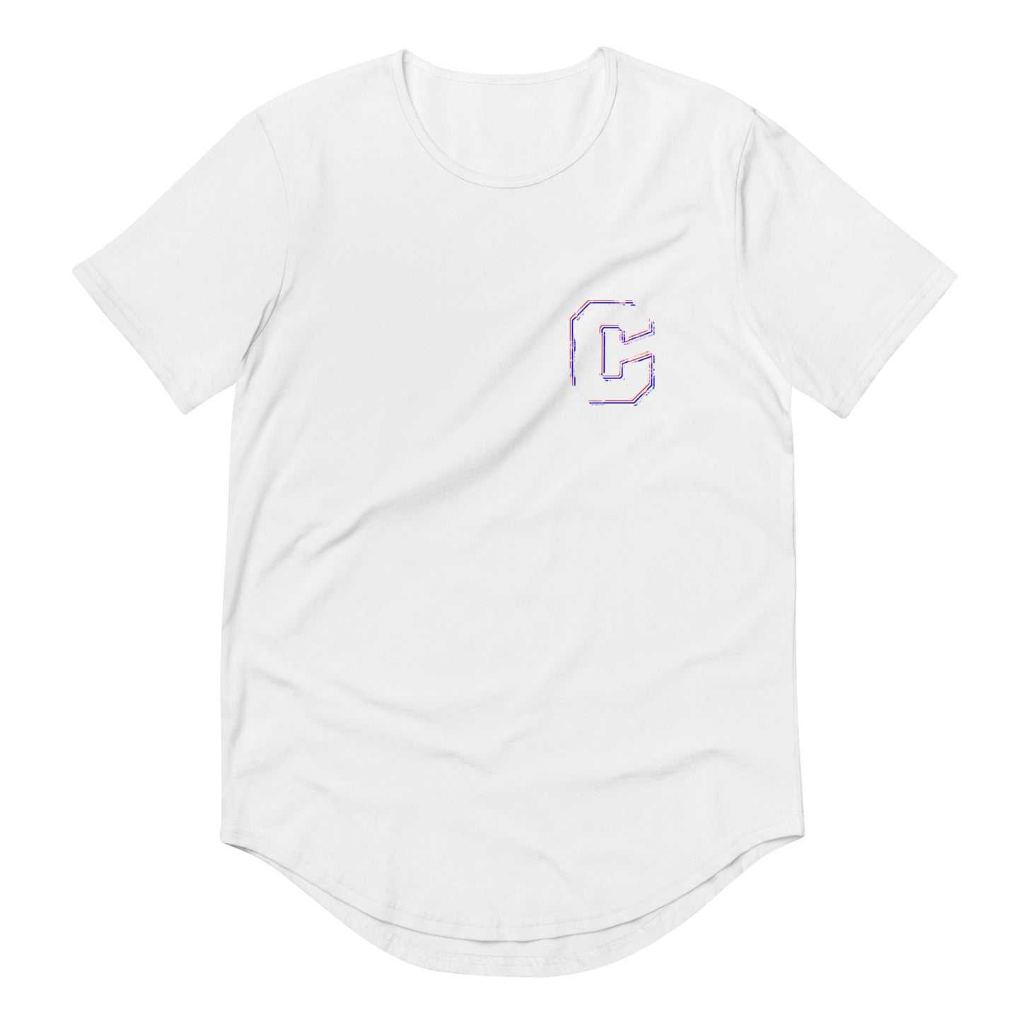 Glitched Culture Men's Curved Hem T-Shirt