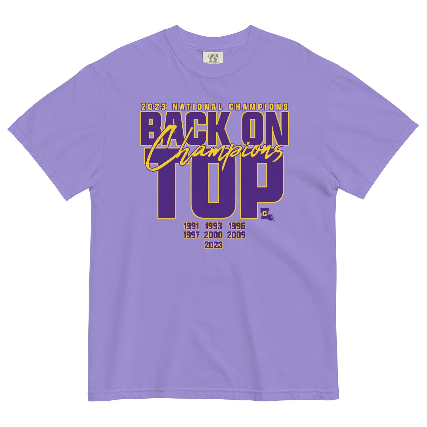 Back On Top Men’s garment-dyed heavyweight t-shirt