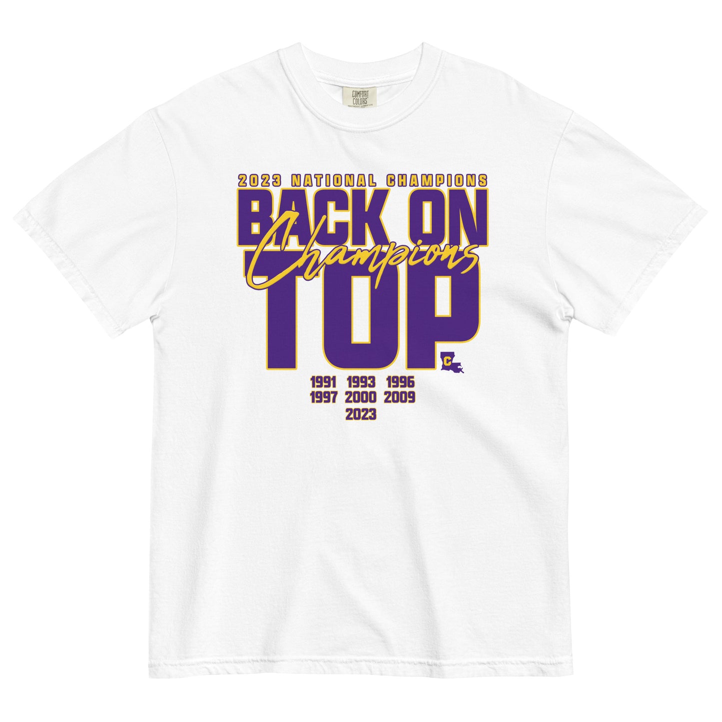 Back On Top Men’s garment-dyed heavyweight t-shirt