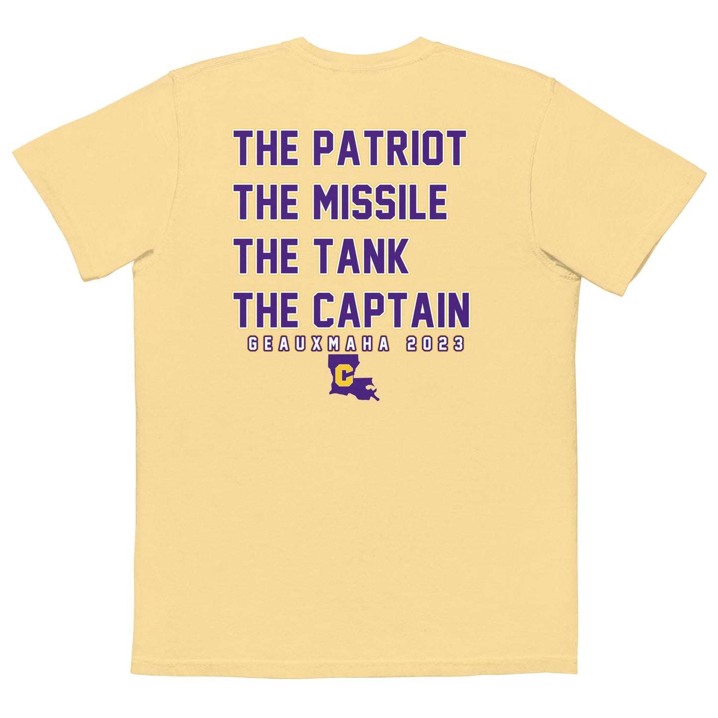 The Dream Team Unisex garment-dyed pocket t-shirt