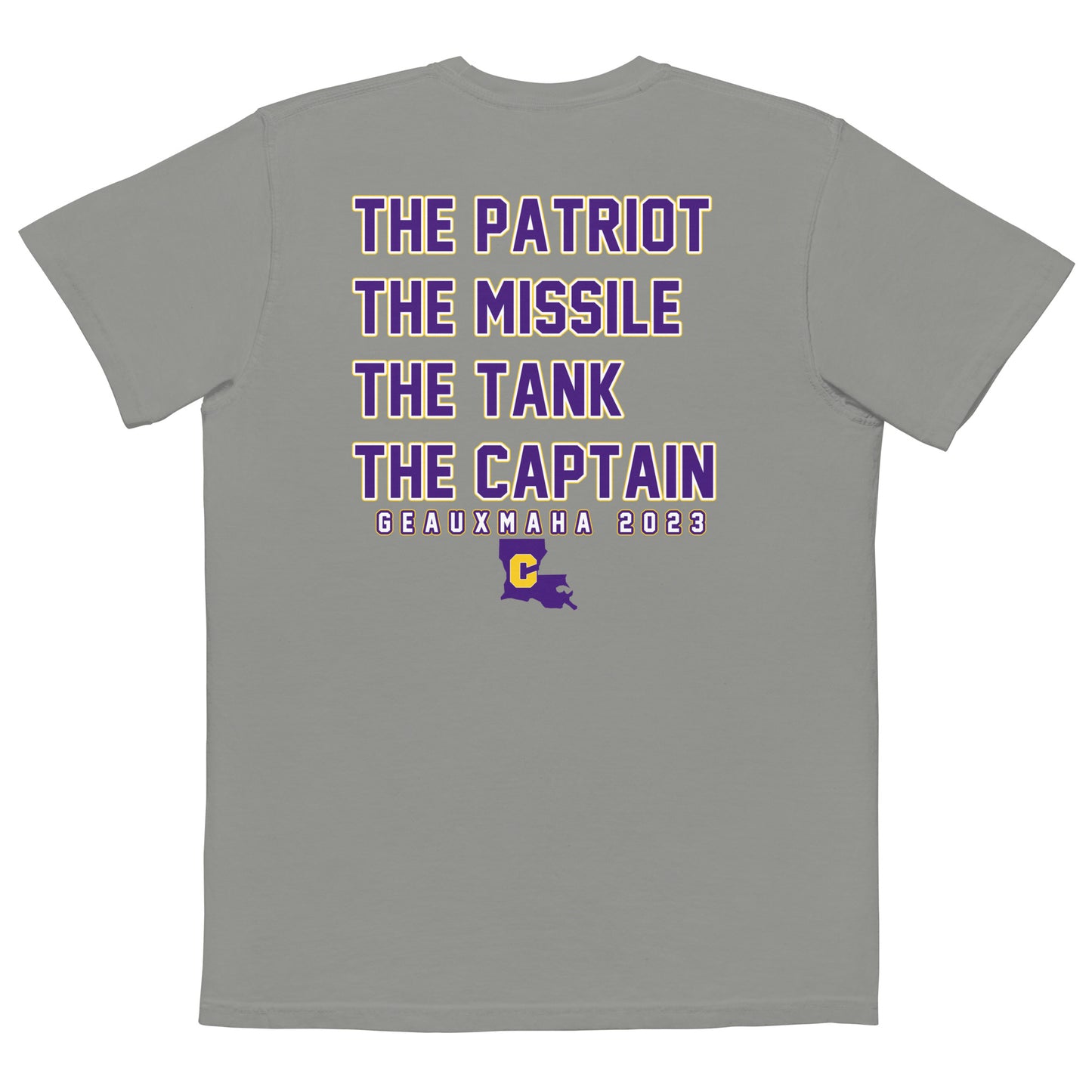 The Dream Team Unisex garment-dyed pocket t-shirt
