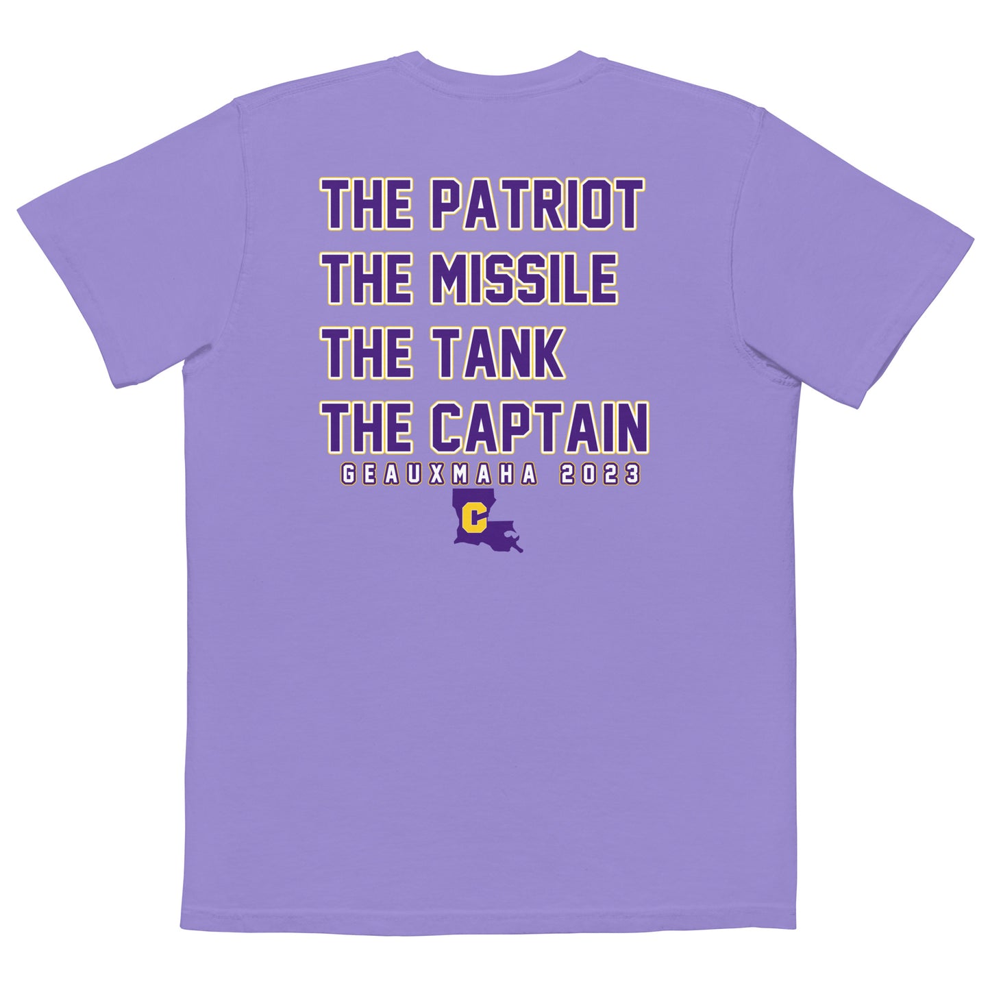 The Dream Team Unisex garment-dyed pocket t-shirt