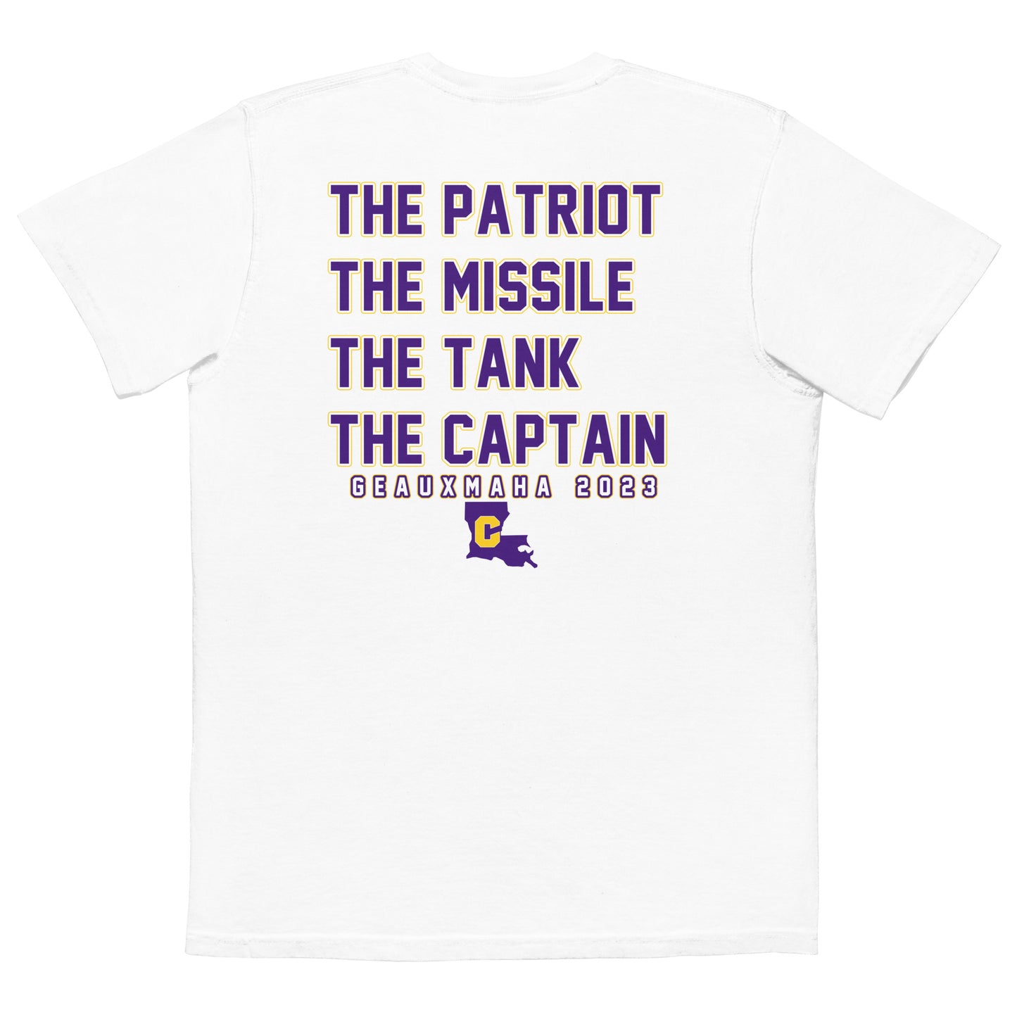 The Dream Team Unisex garment-dyed pocket t-shirt