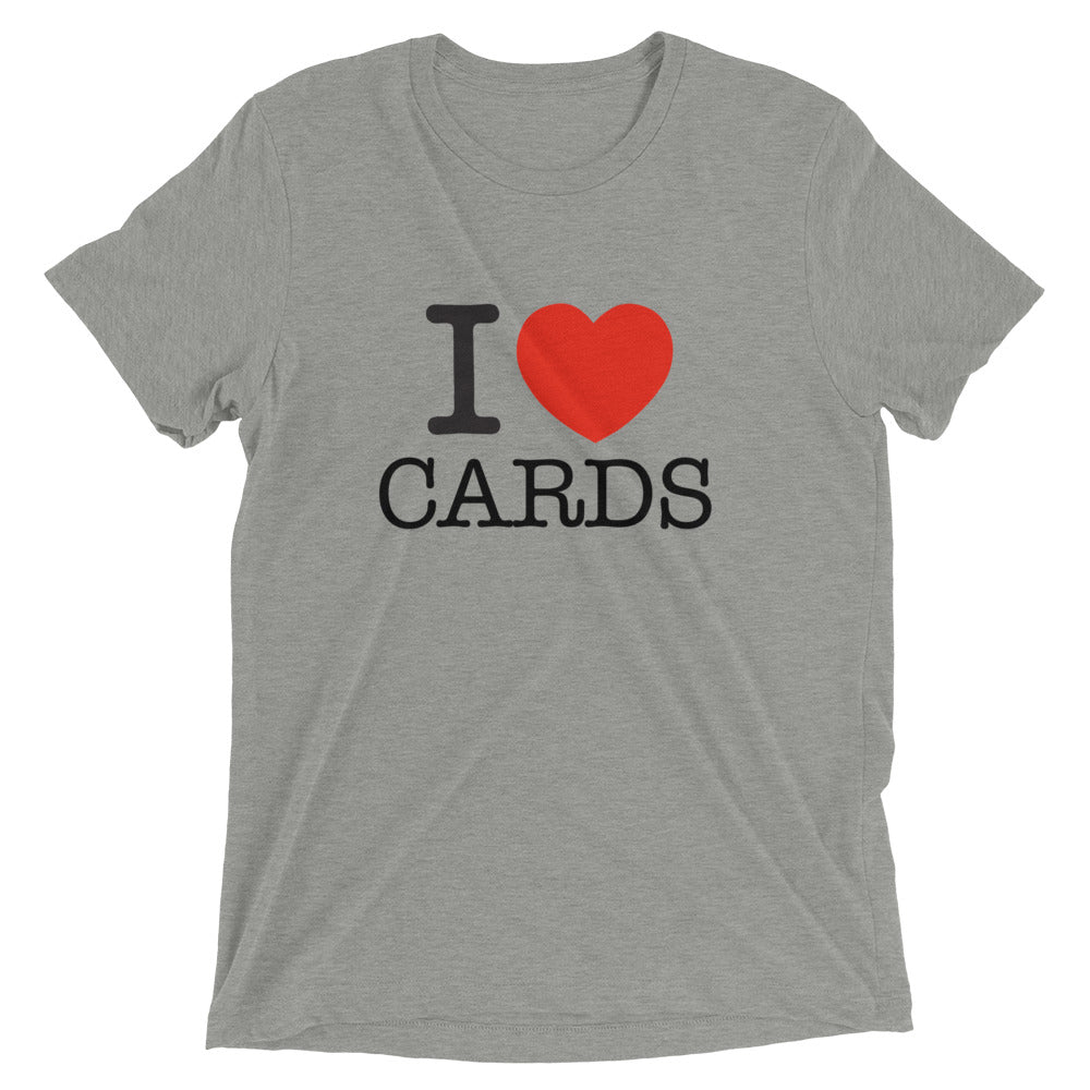 "I LOVE CARDS" Short sleeve t-shirt