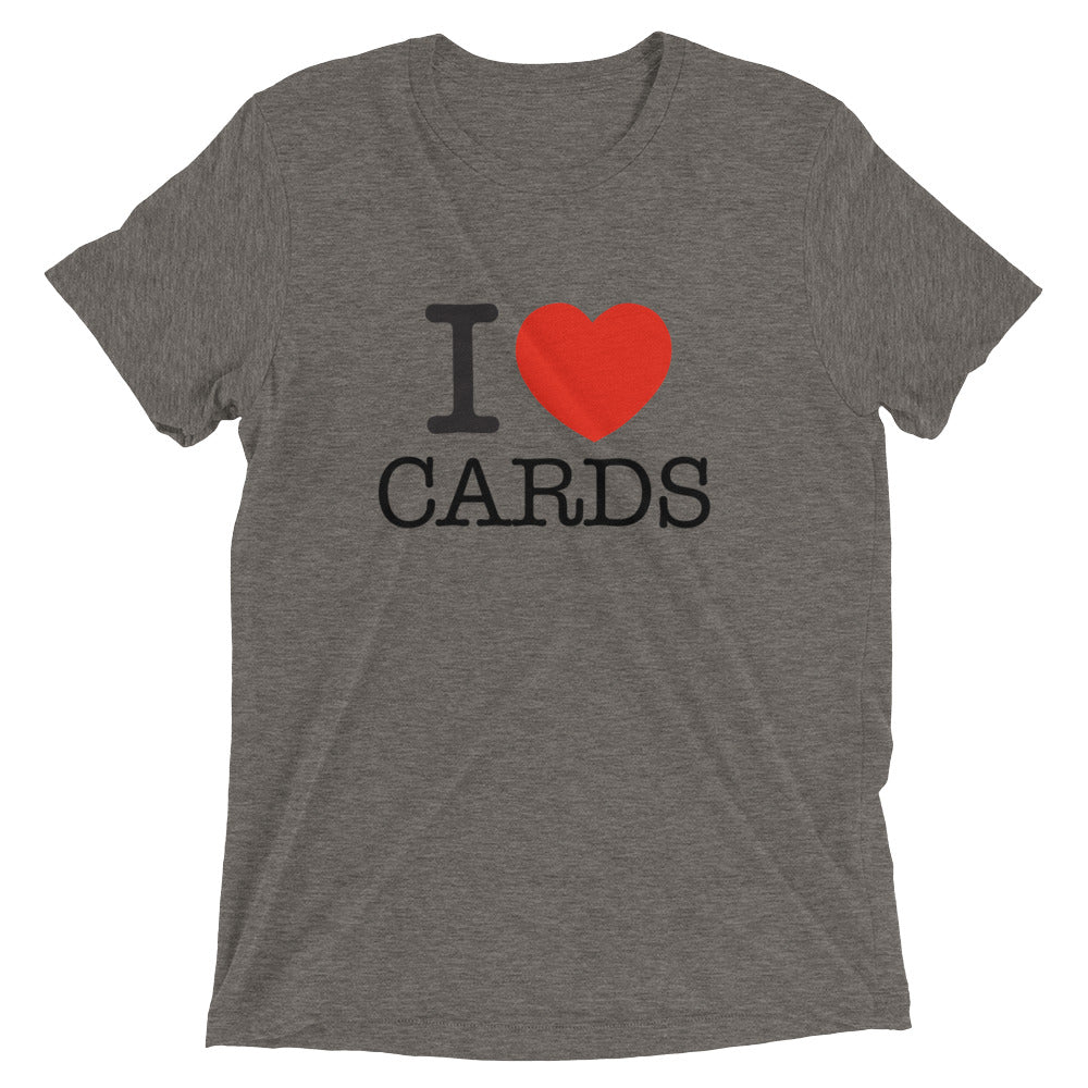 "I LOVE CARDS" Short sleeve t-shirt