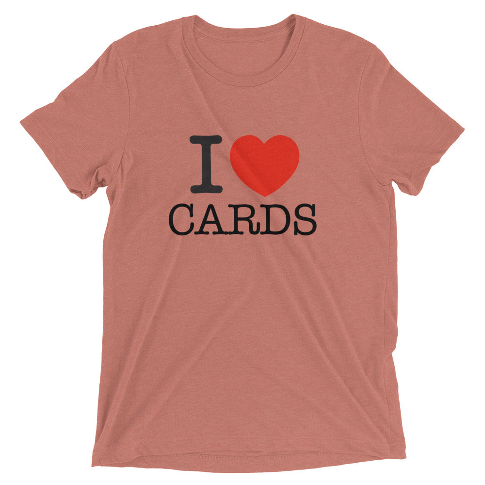 "I LOVE CARDS" Short sleeve t-shirt