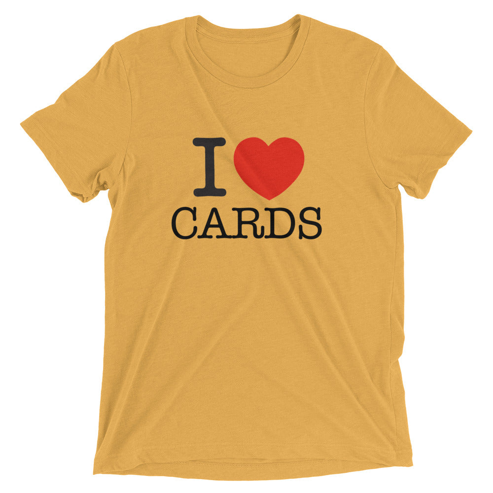 "I LOVE CARDS" Short sleeve t-shirt