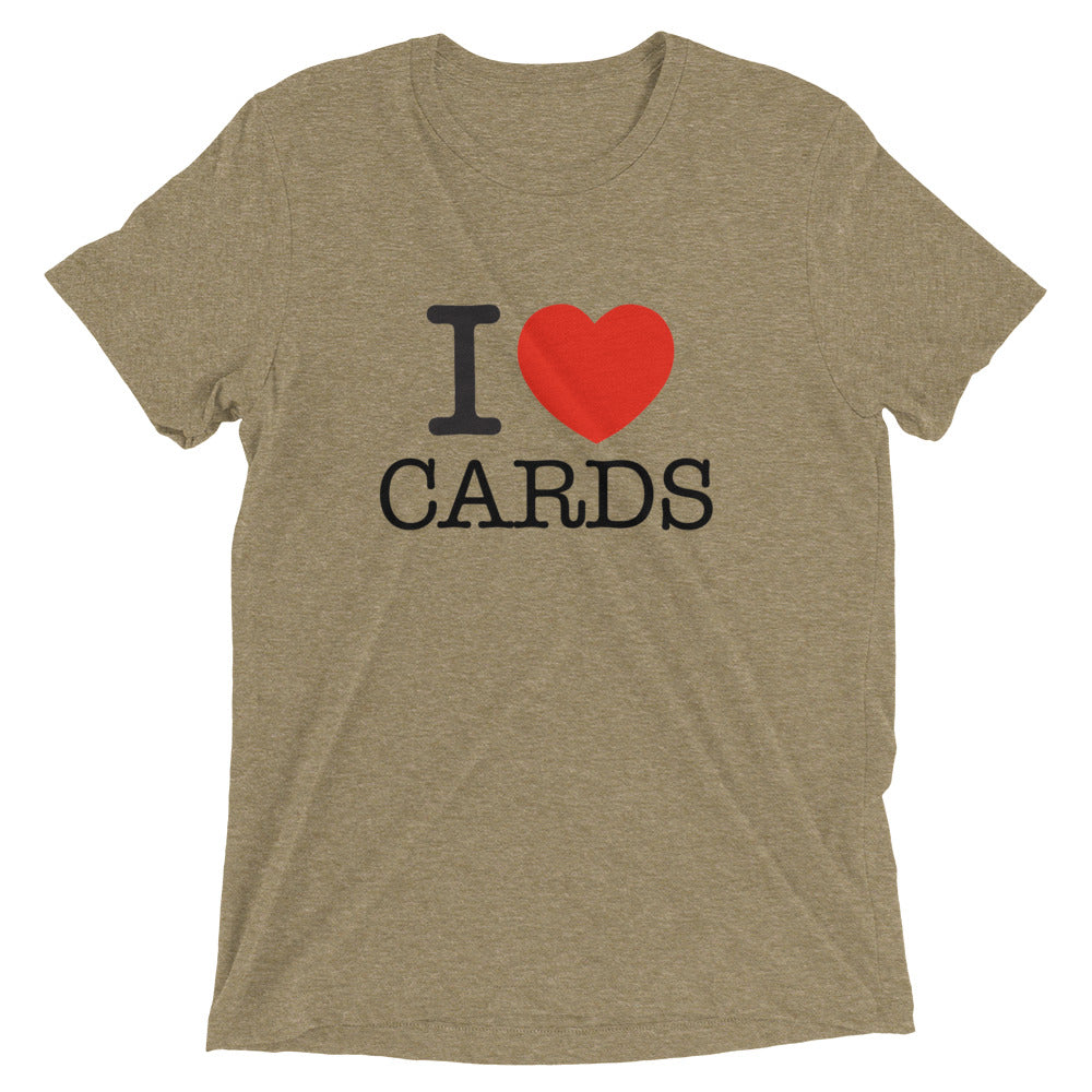 "I LOVE CARDS" Short sleeve t-shirt