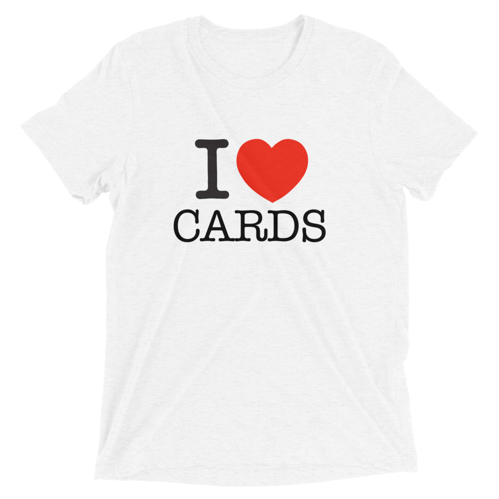 "I LOVE CARDS" Short sleeve t-shirt