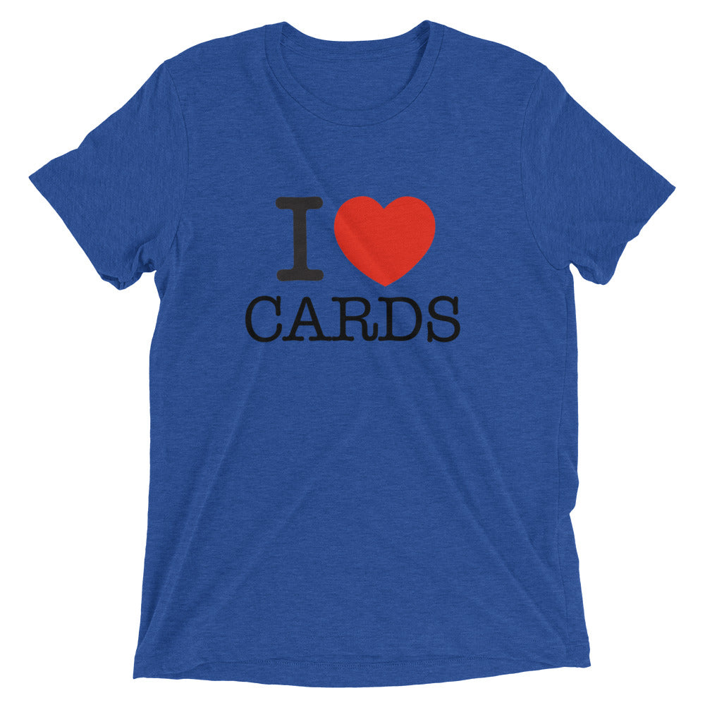 "I LOVE CARDS" Short sleeve t-shirt