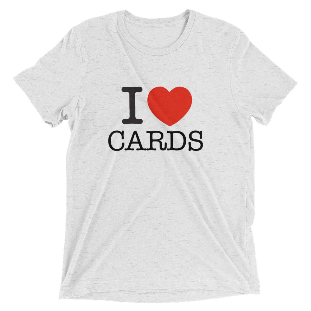 "I LOVE CARDS" Short sleeve t-shirt
