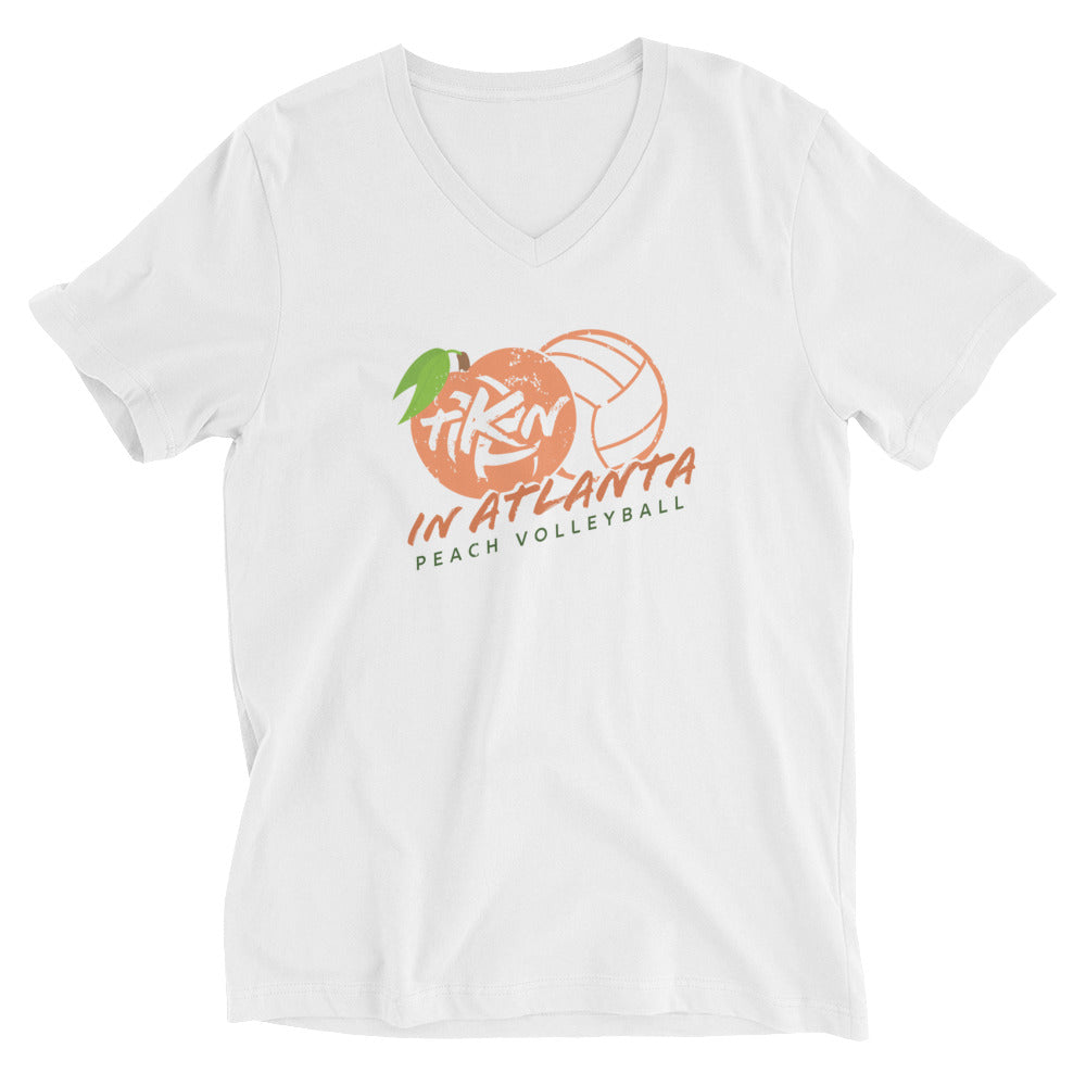 TKN Atlanta Unisex Short Sleeve V-Neck T-Shirt