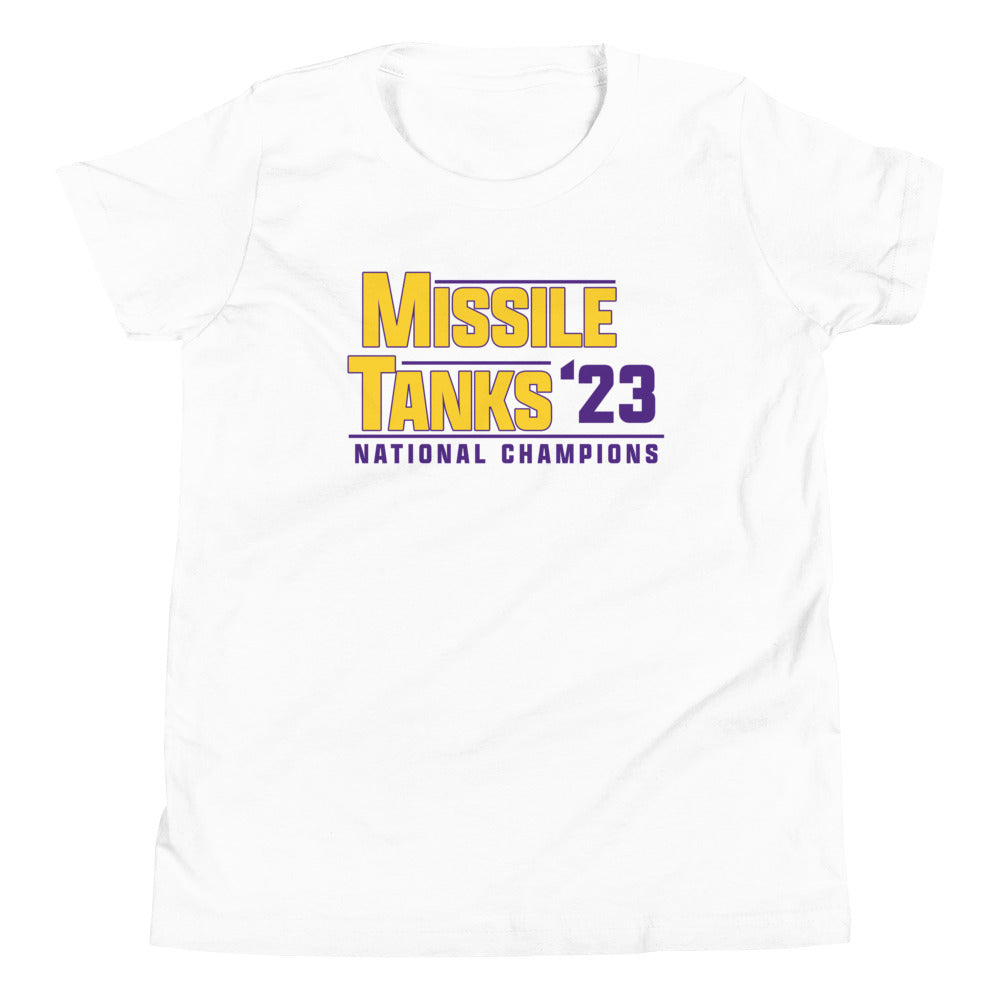 Missile & Tanks Youth Short Sleeve T-Shirt