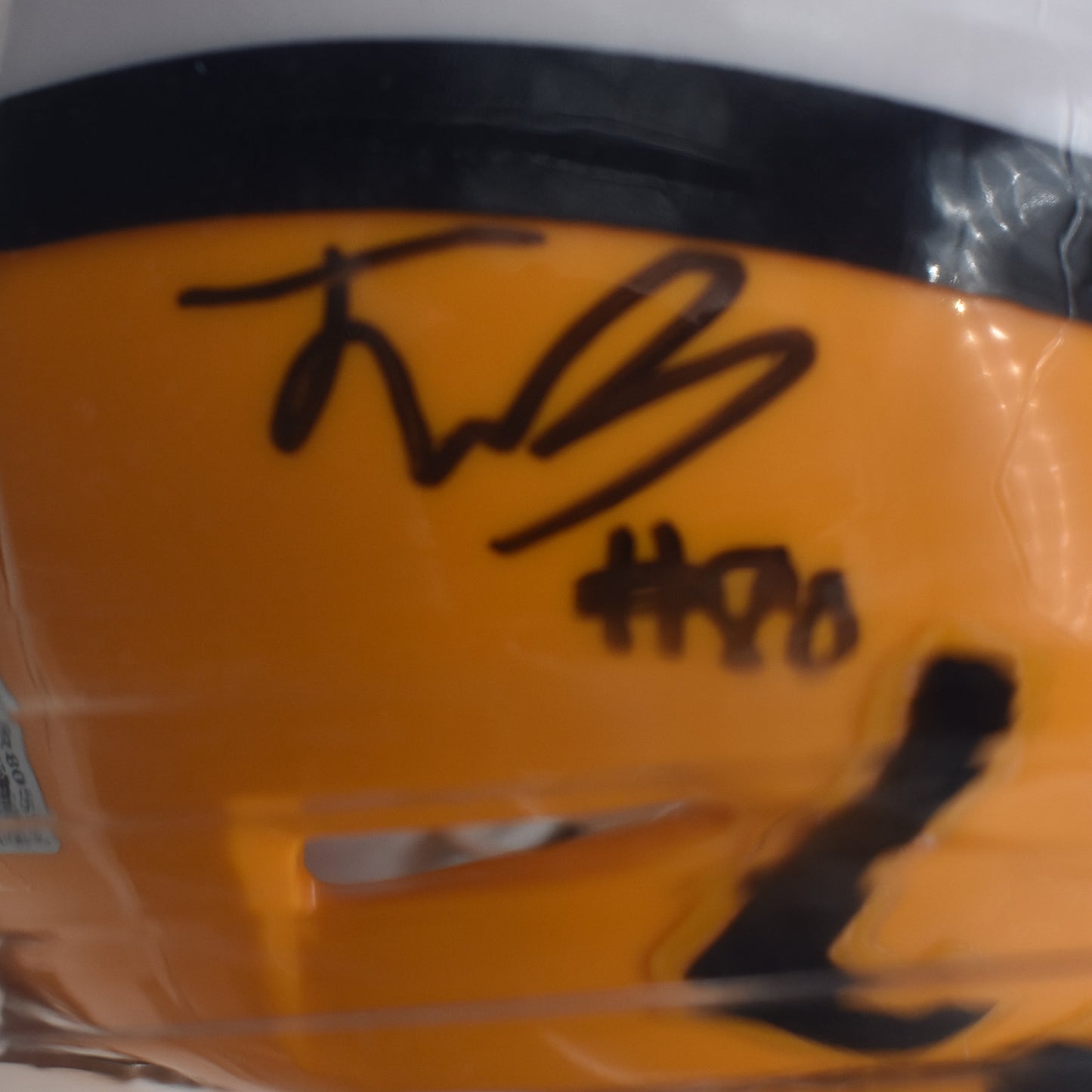 Jack Bech Signed Riddell Speed Mini Helmet