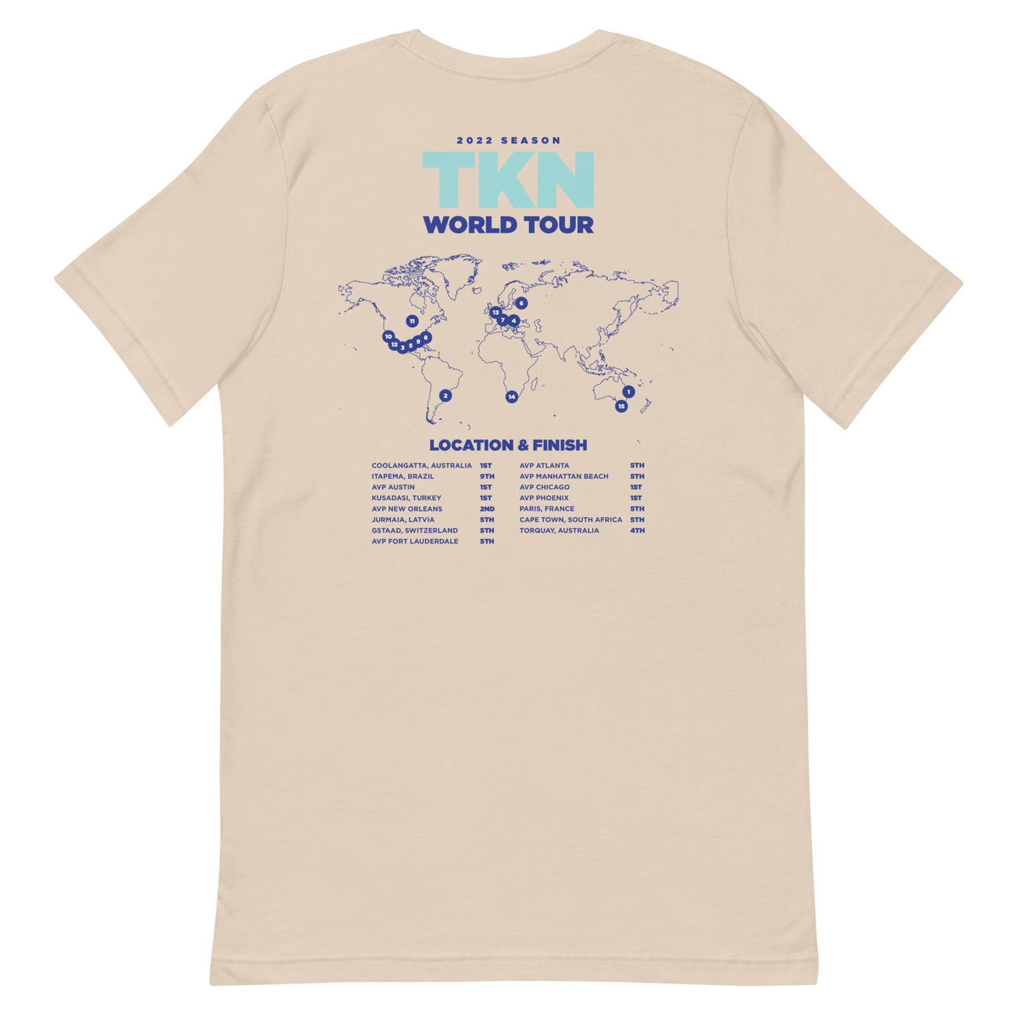 TKN Beach Volleyball World Tour T-Shirt