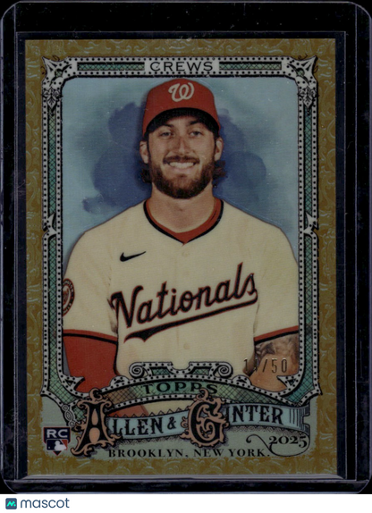 2025 Topps Allen & Ginter Dylan Crews RC 19/50